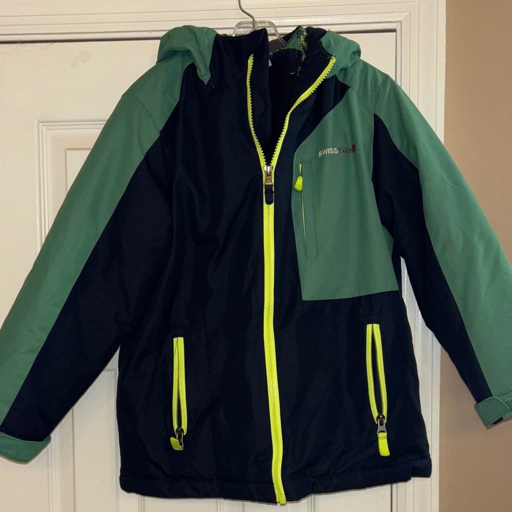 Kids' Green and Blue jacket Small